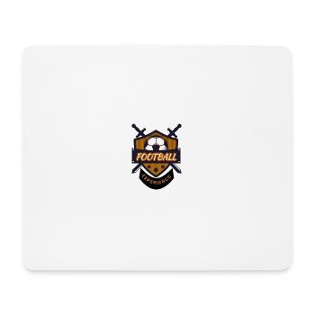 Bouclier Football Épopée Expérience - Tapis de souris (format paysage) - blanc - Devant