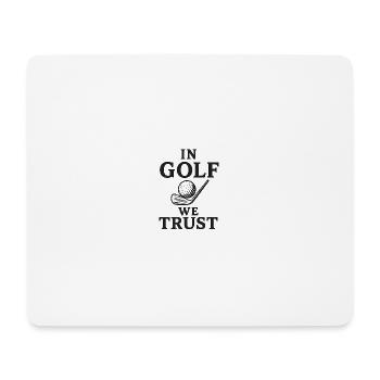 In Golf we trust 2  - Tapis de souris (format paysage) - blanc - Devant