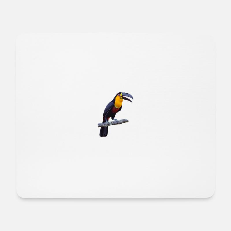 tucan - Mousepad (Querformat) - Weiß