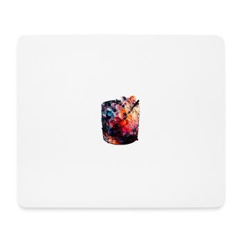 Abstraktes Cocktailglas - Mousepad (Querformat) - Weiß - Vorne
