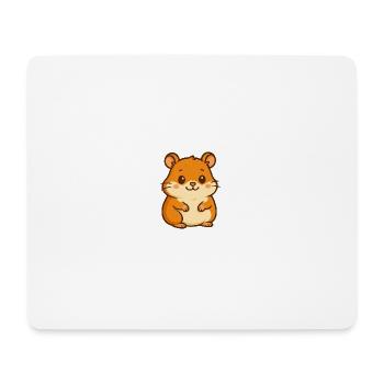 Hamster - Mousepad (Querformat) - Weiß - Vorne