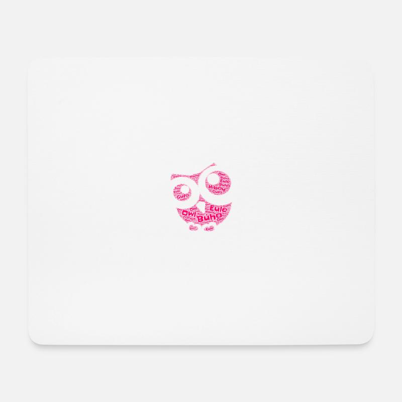 Owl - Mouse Pad (horizontal) - white