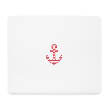 Illustration d’ancre - Tapis de souris (format paysage) - blanc - Devant