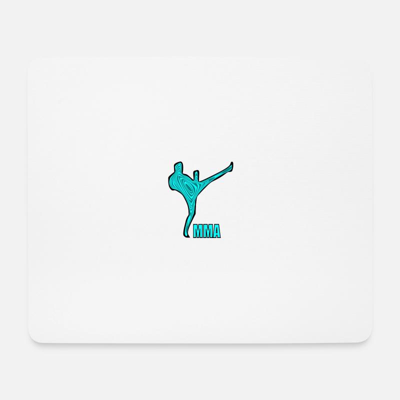 mma - Mousepad (Querformat) - Weiß