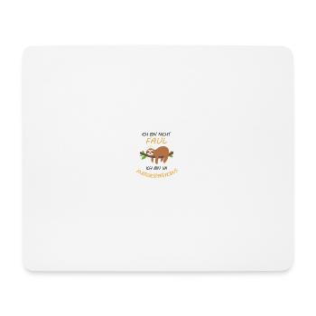 Faultier Energiesparmodus Fauler Faultierspruch - Mousepad (Querformat) - Weiß - Vorne