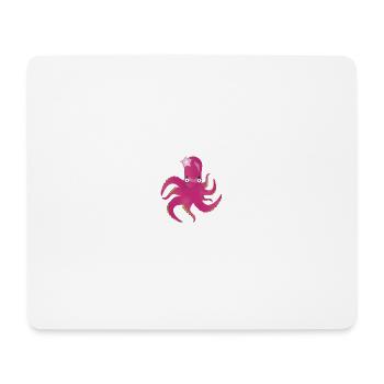 octopus - Mouse Pad (horizontal) - white - Front