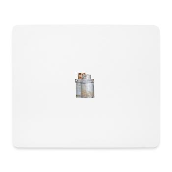 lait - Tapis de souris (format paysage) - blanc - Devant