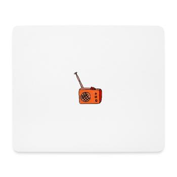 radio - Tapis de souris (format paysage) - blanc - Devant