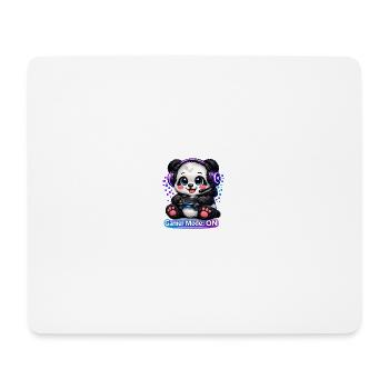 Gamer Panda – Fashion ON 🎮🐼 - Tapis de souris (format paysage) - blanc - Devant