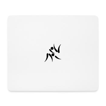 Judo Logo - Mouse Pad (horizontal) - white - Front