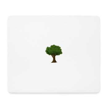 Baum - Mousepad (Querformat) - Weiß - Vorne