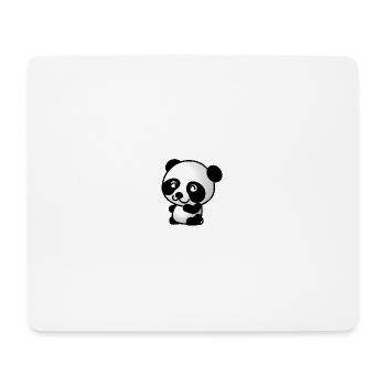 Niedlicher Panda - Mousepad (Querformat) - Weiß - Vorne