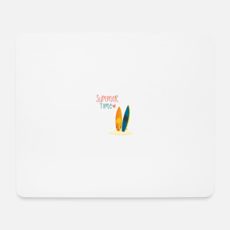 Summer Time - Mousepad (Querformat) - Weiß