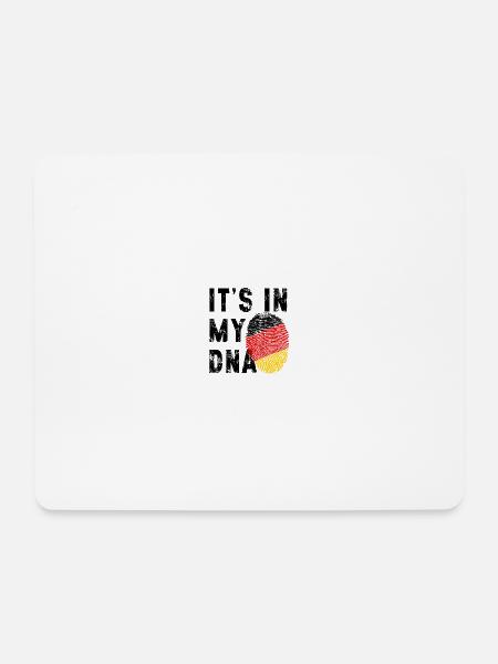 Abstrakter roter Gelber Flaggenpinsel - Mousepad (Querformat) - Weiß