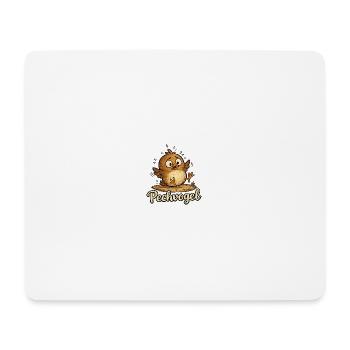 Pechvogel - süßer kleiner trotteliger Vogel - Mousepad (Querformat) - Weiß - Vorne