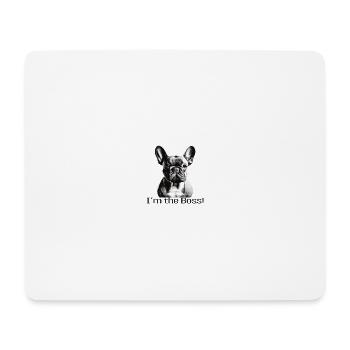 Dogge - Mousepad (Querformat) - Weiß - Vorne