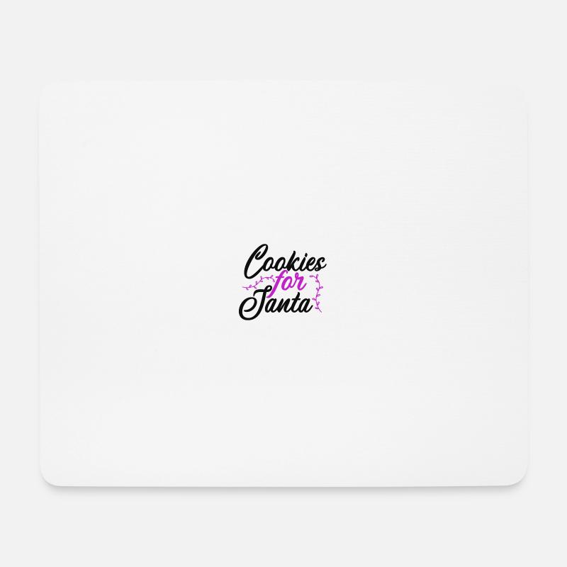 Cookies for santa - Mouse Pad (horizontal) - white