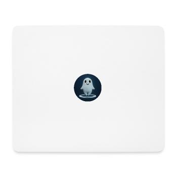 Little ghost levitating in space - Mouse Pad (horizontal) - white - Front