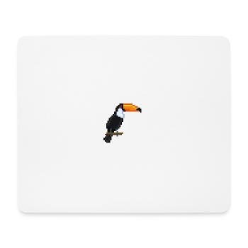 Vogel - Mousepad (Querformat) - Weiß - Vorne