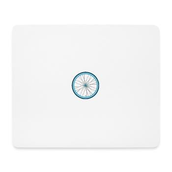 Fahrrad - Mousepad (Querformat) - Weiß - Vorne