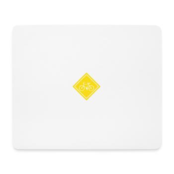 Fahrrad - Mousepad (Querformat) - Weiß - Vorne