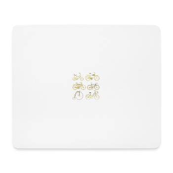 Fahrrad - Mousepad (Querformat) - Weiß - Vorne
