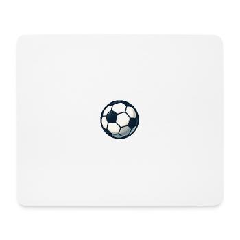 Ball Ball Pattern Football - Mouse Pad (horizontal) - white - Front