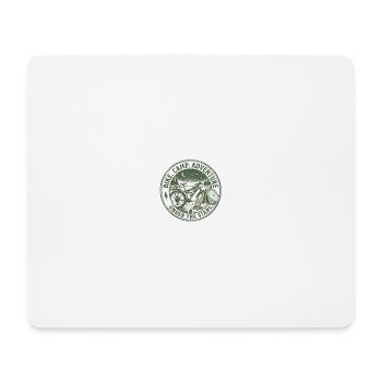 Bike & Camp... Explore the quiet Spots - Mousepad (Querformat) - Weiß - Vorne