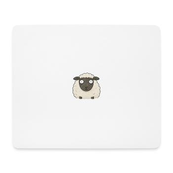 PETITS ACTIVISTES | Moutons - Tapis de souris (format paysage) - blanc - Devant