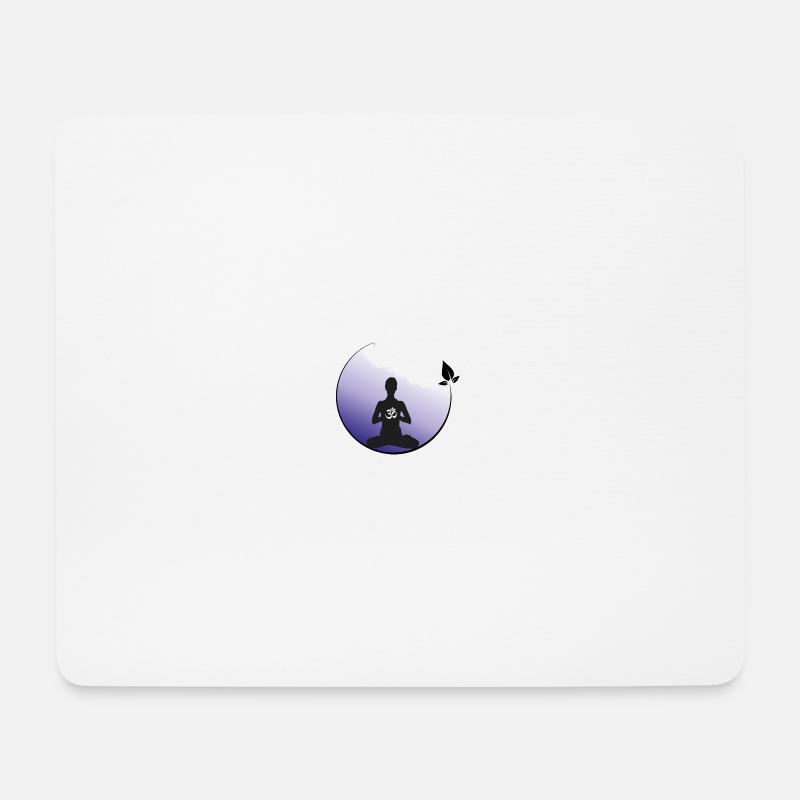 meditation - Mouse Pad (horizontal) - white