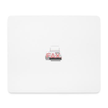 Fax-Symbol - Mousepad (Querformat) - Weiß - Vorne