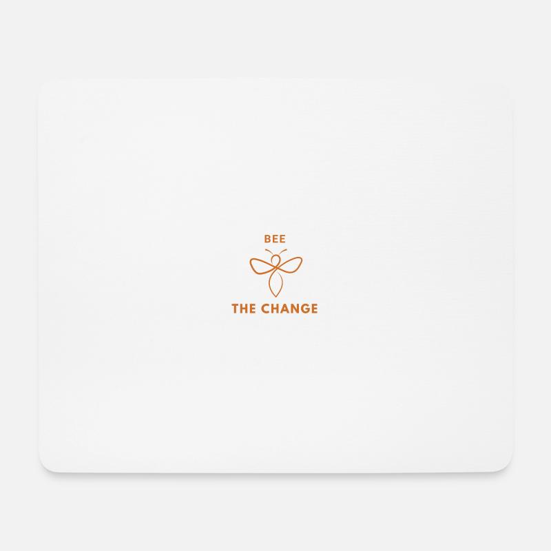 The Change - Mousepad (Querformat) - Weiß