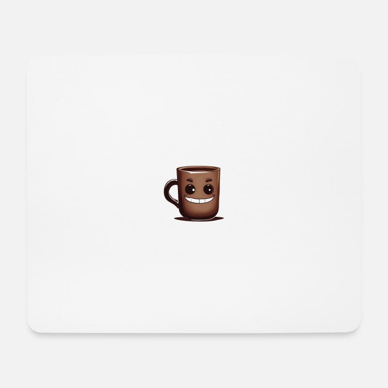 Süsse Schokoladentasse - Mousepad (Querformat) - Weiß