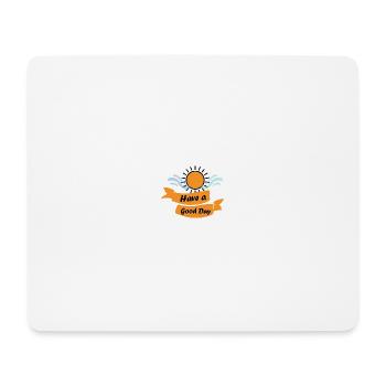 Bonne journée - Tapis de souris (format paysage) - blanc - Devant