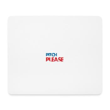 Baseball de terrain - Tapis de souris (format paysage) - blanc - Devant