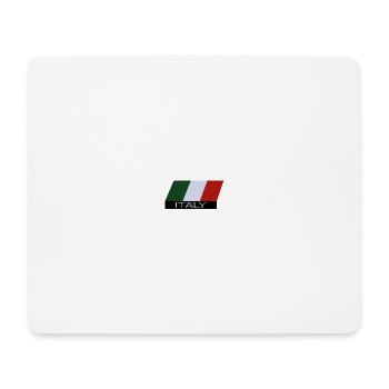 italy hemblem - Mousepad (Querformat) - Weiß - Vorne
