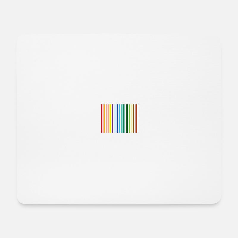 Bar code - Mouse Pad (horizontal) - white