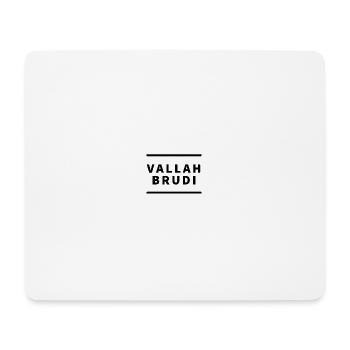 Vallah_Brudi_stripe - Mousepad (Querformat) - Weiß - Vorne