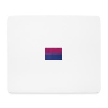 Bi Pride Flag - Mouse Pad (horizontal) - white - Front