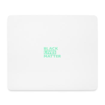 Black Lives Matter Grün - Mousepad (Querformat) - Weiß - Vorne