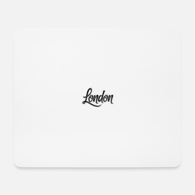 Londres - Tapis de souris (format paysage) - blanc