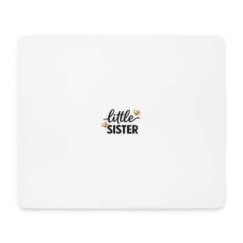 Chemise de petite sœur Tenue de petit frère ou sœur - Tapis de souris (format paysage) - blanc - Devant
