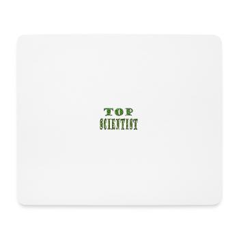 Top Scientist Green Texture - Mouse Pad (horizontal) - white - Front
