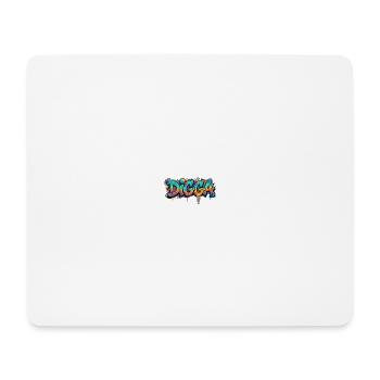 Digga Graffiti Neon Burst - Tapis de souris (format paysage) - blanc - Devant