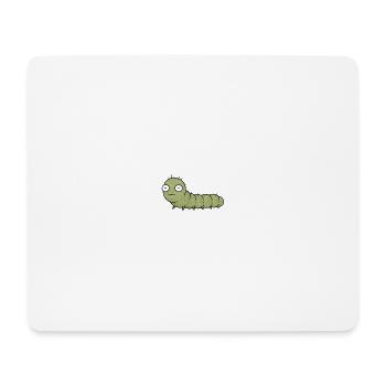 TINY ACTIVISTS | Caterpillar - Mouse Pad (horizontal) - white - Front
