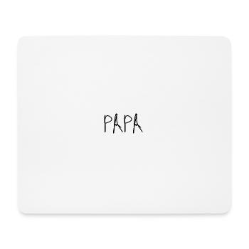 Papa - Mousepad (Querformat) - Weiß - Vorne