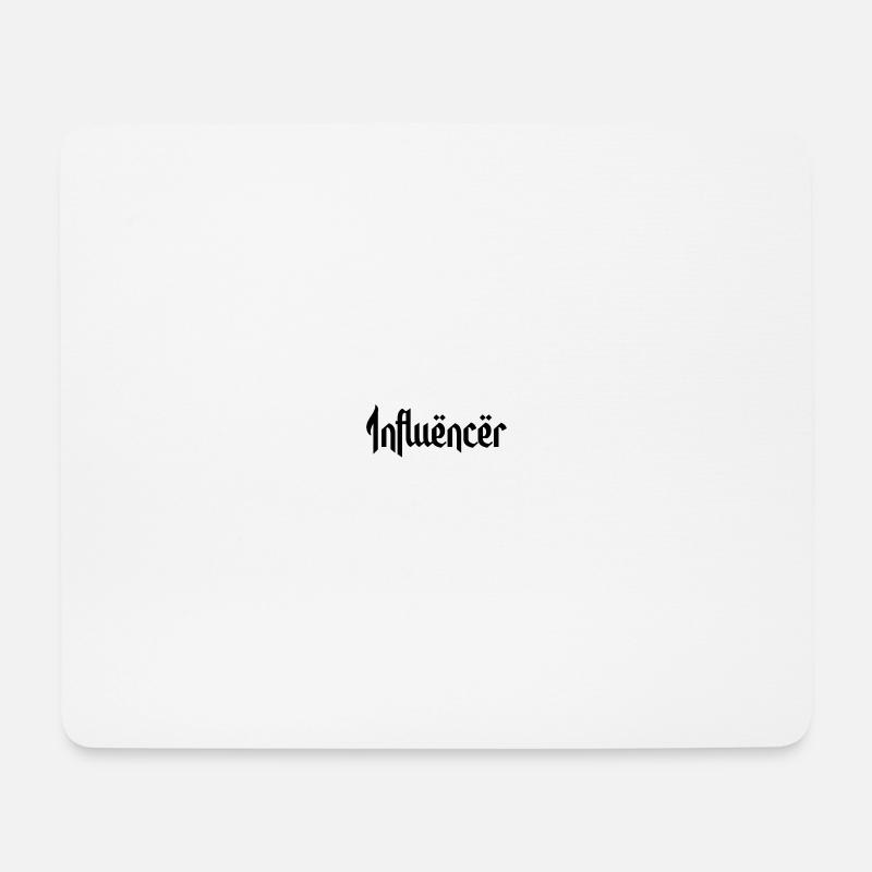 Influencer - Mousepad (Querformat) - Weiß