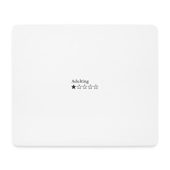 Adulting Star Emblem - Tapis de souris (format paysage) - blanc - Devant