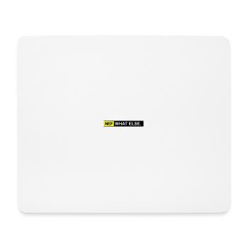 . NEF quoi d'autre - Tapis de souris (format paysage) - blanc - Devant