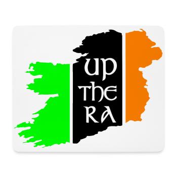 Ireland map green white gold - Mouse Pad (horizontal) - white - Front